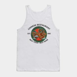 Lee Ho Fooks Vintage Chinese Restaurant Dragon Design Tank Top